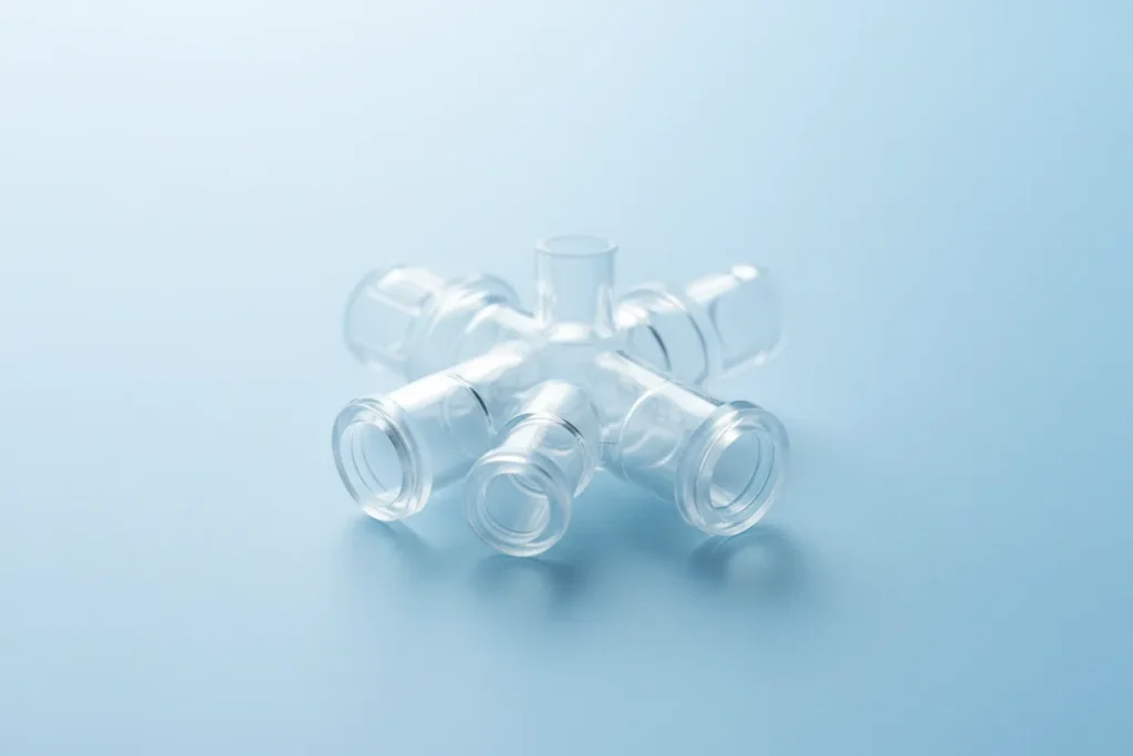 Small molded silicone components