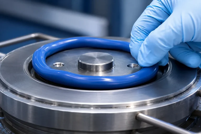 Molded silicone O-ring